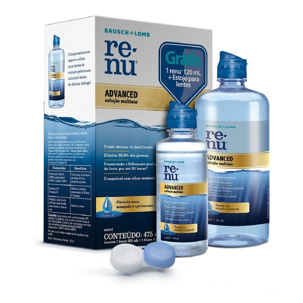 KIT RENU ADVANCED Solução Multiuso 475ml
