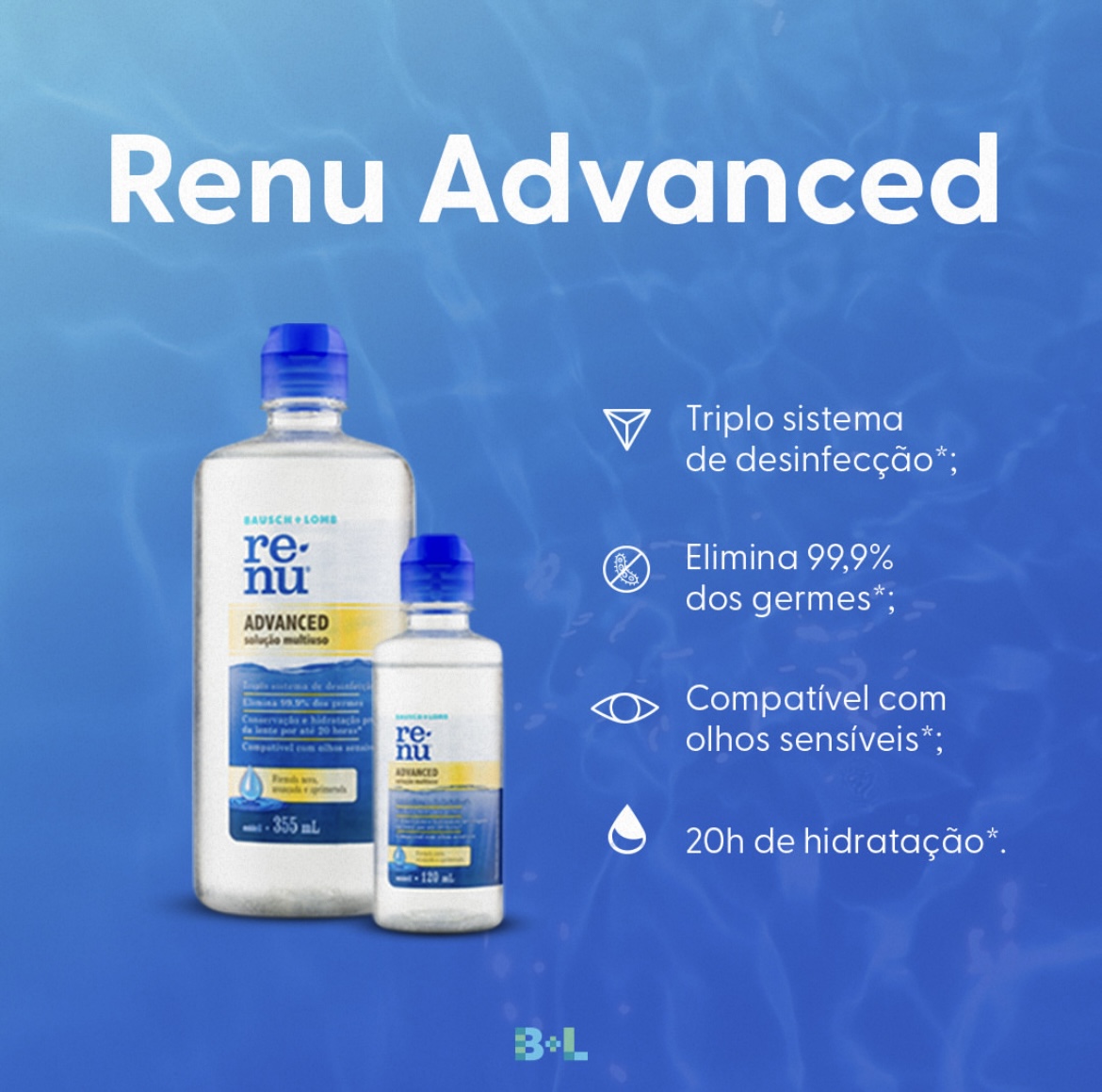 KIT RENU ADVANCED Solução Multiuso 475ml (Detalhe 181)