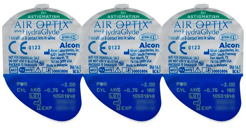 AIR OPTIX plus HYDRAGLYDE ASTIGMATISMO  (Detalhe 192)